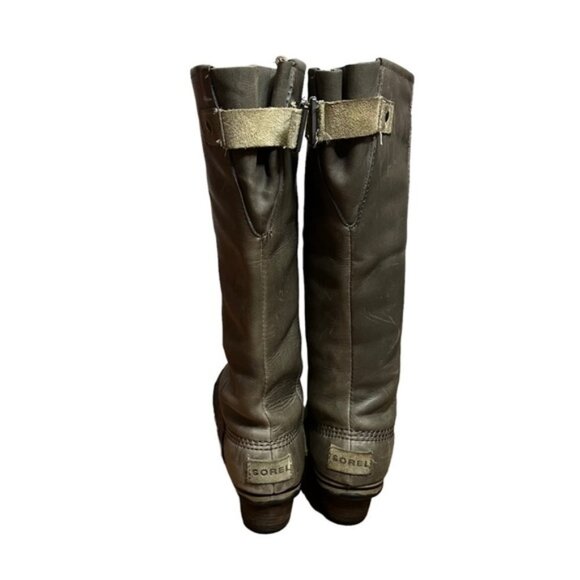 SOREL Slimpack Tall Equestrian Riding Boots Waterproof NL2007-051 Women Sz 6 - Picture 6 of 10